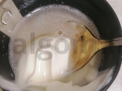 Blynų tortas su grietine ir vaisiais Žingsnis 9