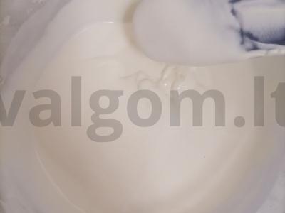 Blynų tortas su grietine ir vaisiais Žingsnis 10