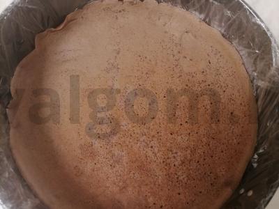 Blynų tortas su grietine ir vaisiais Žingsnis 11