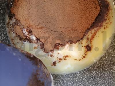 Blynų tortas su grietine ir vaisiais Žingsnis 18