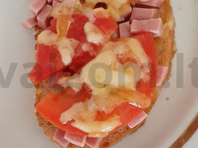 Karštas sumuštinis mikrobangų krosnelėje. Žingsnis 5