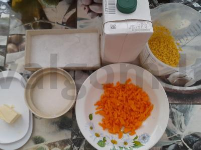 Sorų košė su moliūgais multicooker keptuvėje Žingsnis 1