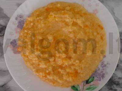 Sorų košė su moliūgais multicooker keptuvėje pagrindine nuotrauka