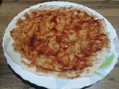 Minutės picos kepimas mikrobangų krosnelėje. Žingsnis 6