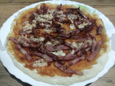 Minutės picos kepimas mikrobangų krosnelėje. Žingsnis 9