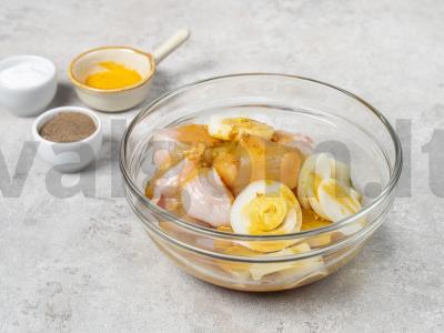 Vištienos kebabai su ananasais Žingsnis 2