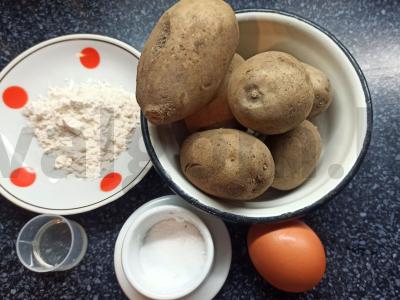 Švelnūs blyneliai su žalumynais Žingsnis 1