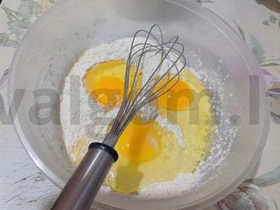 Traškūs blyneliai Žingsnis 1