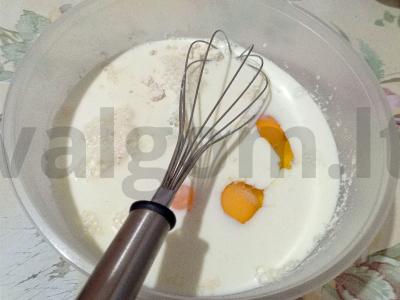 Traškūs blyneliai Žingsnis 2