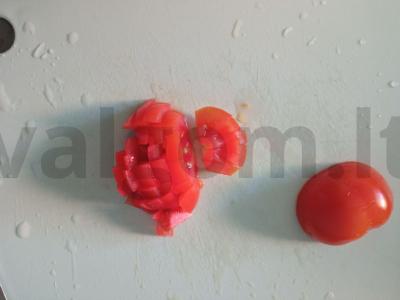 Vitaminų salotos sultingos Žingsnis 2