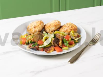 Maltos mėsos kotletai su ryžiais pagrindine nuotrauka