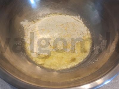 Sausainiai su kukurūzų kruopomis Žingsnis 3