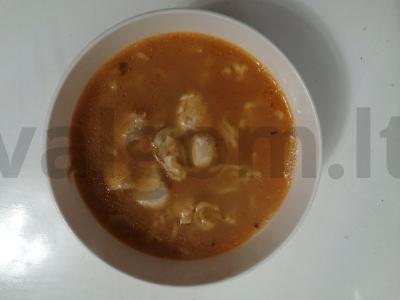 Ramen su vištienos filė, česnakais ir žolelėmis Žingsnis 7