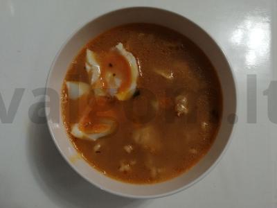 Ramen su vištienos filė, česnakais ir žolelėmis Žingsnis 8