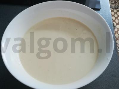 Klasikiniai blynai Žingsnis 6