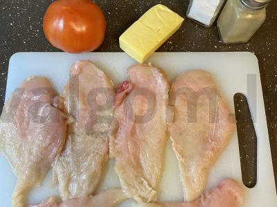 Vištienos suktinukai su pomidorais ir sūriu Žingsnis 1