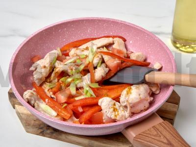 Kalakutienos filė su raudonaisiais lęšiais Žingsnis 3