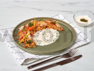 Kalakutienos filė su raudonaisiais lęšiais pagrindine nuotrauka