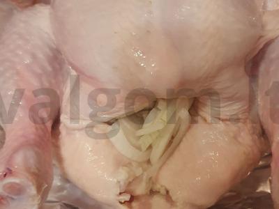 Ant grotelių kepta vištiena "Po-kingski" Žingsnis 2