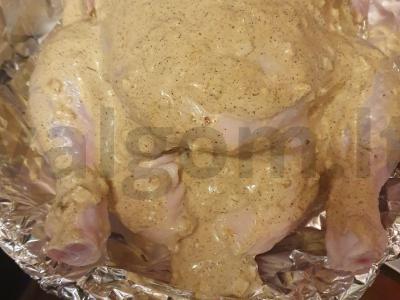 Ant grotelių kepta vištiena "Po-kingski" Žingsnis 4