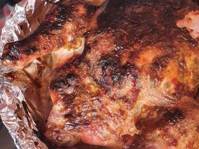 Ant grotelių kepta vištiena "Po-kingski" pagrindine nuotrauka