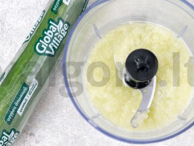 Agurkų ir jogurto salotų padažas Žingsnis 1