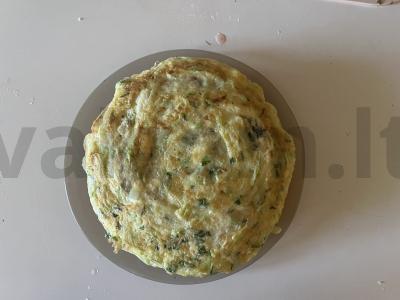 Užkandžių pyragas su cukinijų tešlos plutelėmis Žingsnis 9