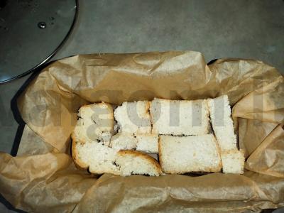 Vištiena ant duonos, pagardinta narsharabu Žingsnis 4