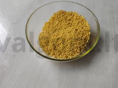 Multicooker keptuvėje virta sorų košė su moliūgais Žingsnis 1