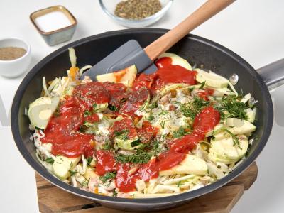 Daržovių troškinys su namine malta mėsa Žingsnis 2