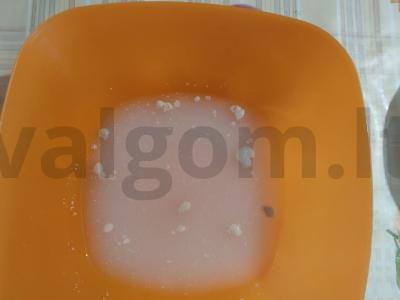 Bandelės su šokoladu viduje Žingsnis 1