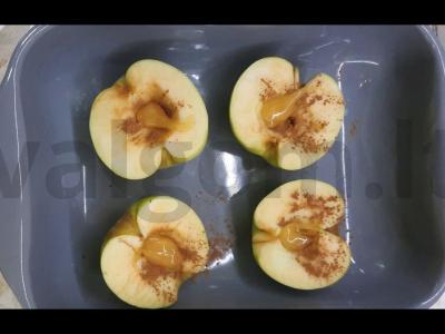 Kepti antonovka obuoliai orkaitėje Žingsnis 3