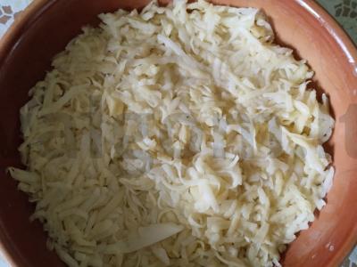 Bulvių ir grybų troškinys su malta mėsa ir sūriu Žingsnis 2