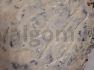 Kepenų pyragas su krapais ir česnakais Žingsnis 9