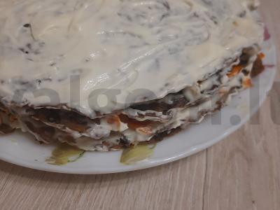 Kepenų pyragas su krapais ir česnakais Žingsnis 11