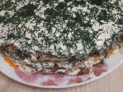 Kepenų pyragas su krapais ir česnakais Žingsnis 12