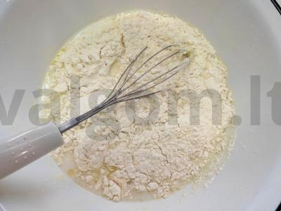 Naminė vertuta su varške moldavišku stiliumi Žingsnis 1