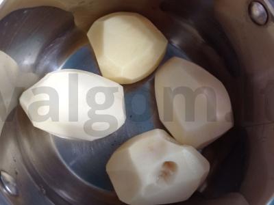 Ekonominė "cheburets" versija Žingsnis 1