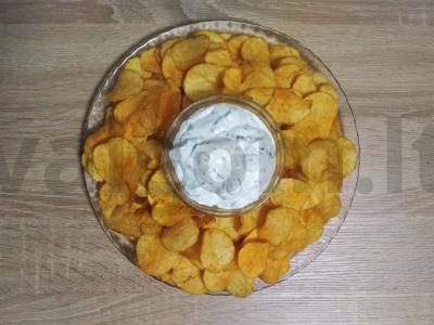 Skanus grietinės padažas. pagrindine nuotrauka