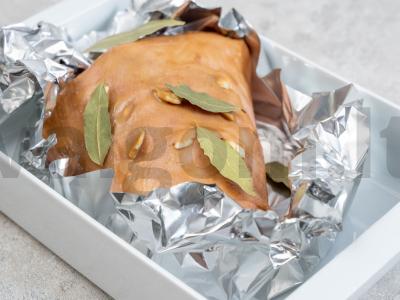 Orkaitėje kepta kiaulienos nugarinė folijoje Žingsnis 2