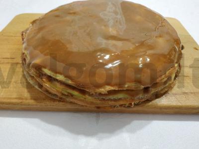 Paprastas blynų pyragas su kondensuotu pienu Žingsnis 3