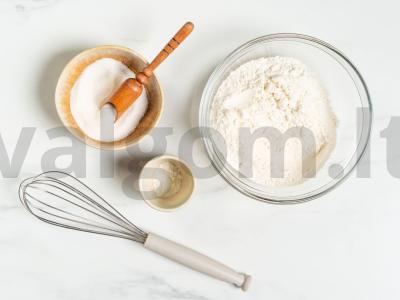 Bruknių pyragas Žingsnis 1