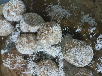 Saldūs rutuliukai "Varškės laimė" Žingsnis 4