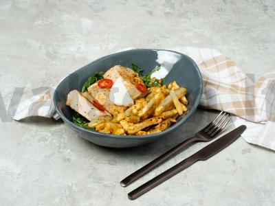 Kalakutienos filė su šaldytomis bulvytėmis pagrindine nuotrauka