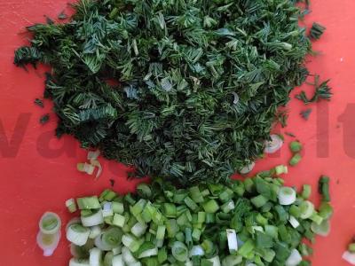 Mėgstamiausia okroška su mineraliniu vandeniu Žingsnis 3