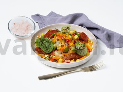 Daržovių troškinys su Himalajų druska pagrindine nuotrauka