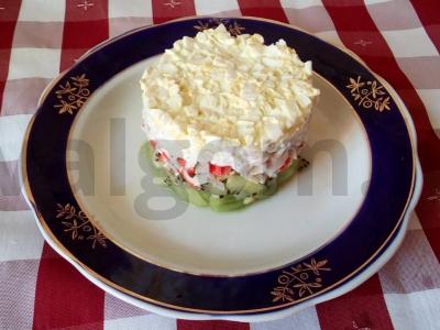 Salotos su kiviais ir krabų lazdelėmis Žingsnis 5