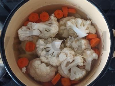 Žiedinių kopūstų tyrės sriuba Žingsnis 7