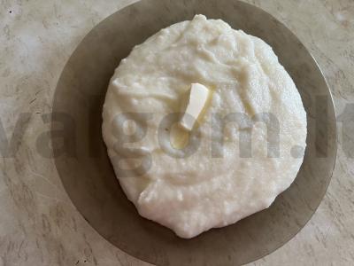 Manų košė su kondensuotu pienu ir sviestu Žingsnis 4