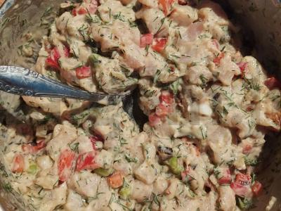 Smulkinti vištienos kotletai su daržovėmis Žingsnis 5